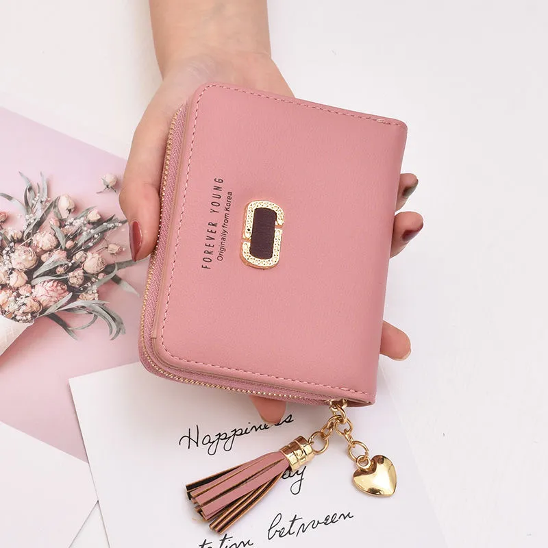 Kawaii Pink Folding Wallet