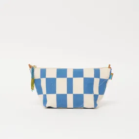 Large Convertible Pouch - Chambray Checker