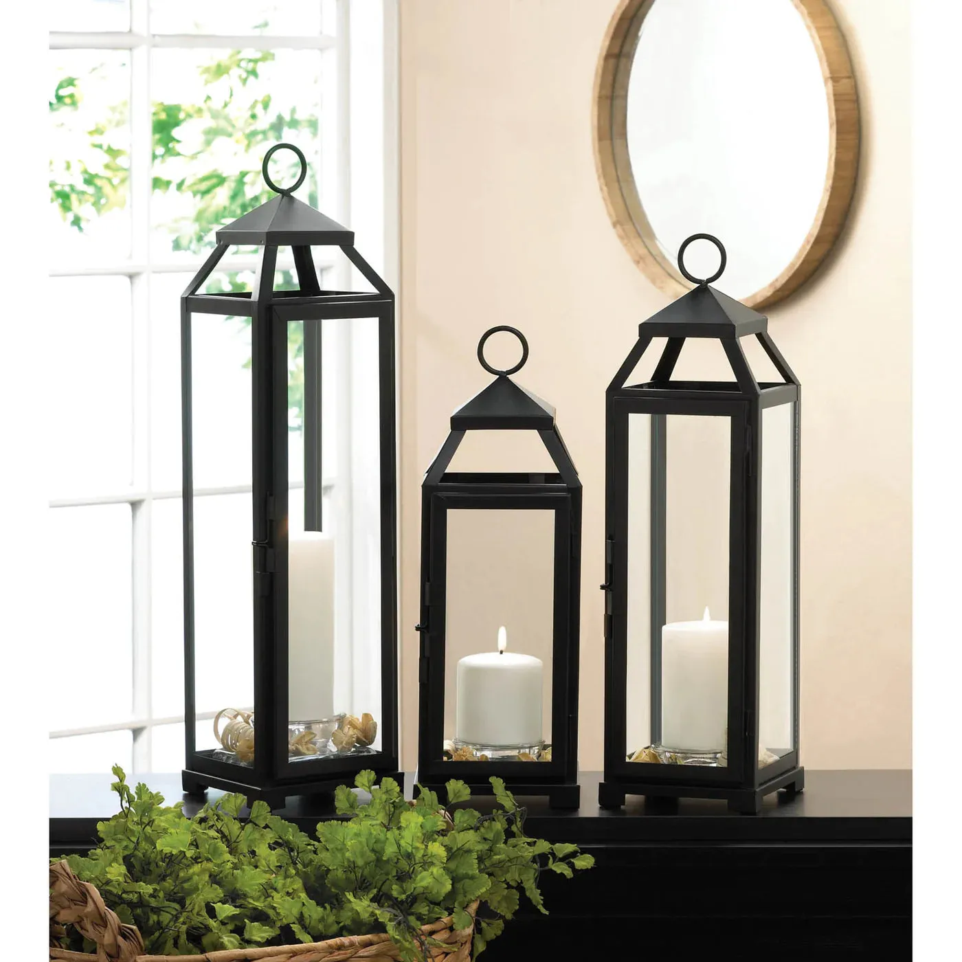 Large Lean & Sleek Candle Lantern