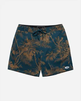 Layback Boardshort Tranquil Pond Blue