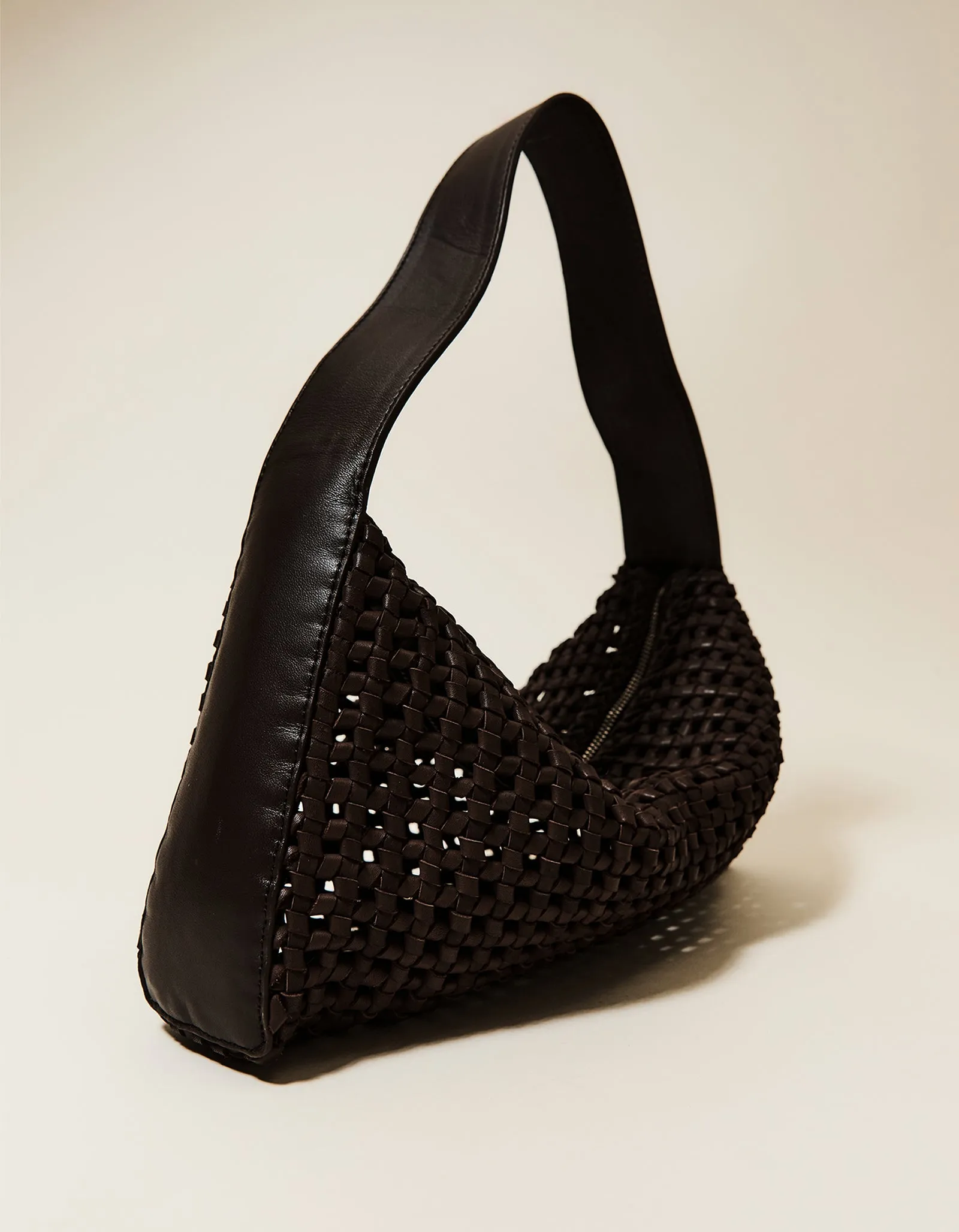 Macrame Mesh Bag - Black