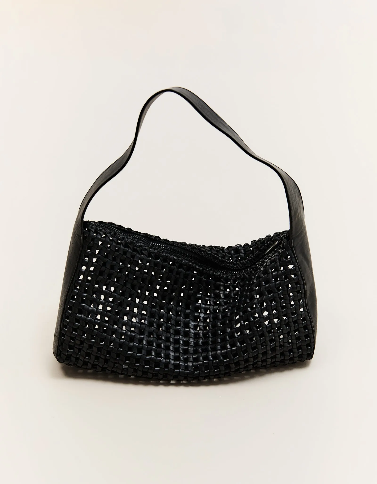 Macrame Mesh Bag - Black