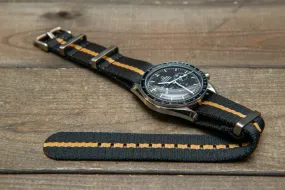 Military Nylon Watch Strap, Army Style Single Pass Watch Band by FinWatchStraps®,watch lugs 20 mm,22 mm.