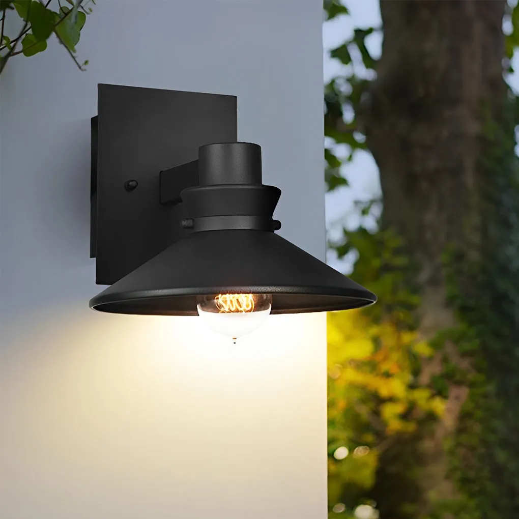 Minimalist Waterproof Black European-style Wall Lamp Exterior Lights