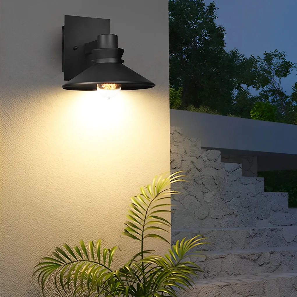 Minimalist Waterproof Black European-style Wall Lamp Exterior Lights