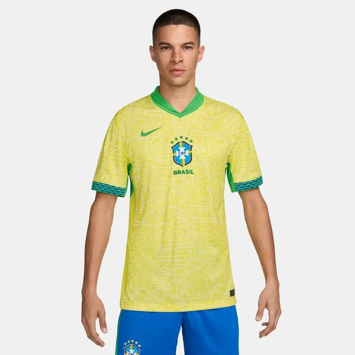 Nike Brazil 2024/25 Home Mens Stadium Jersey