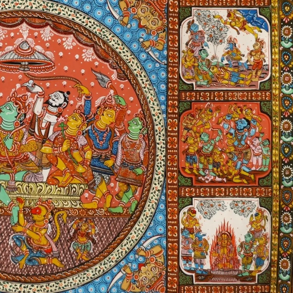 Pattachitra Ramayan Painting