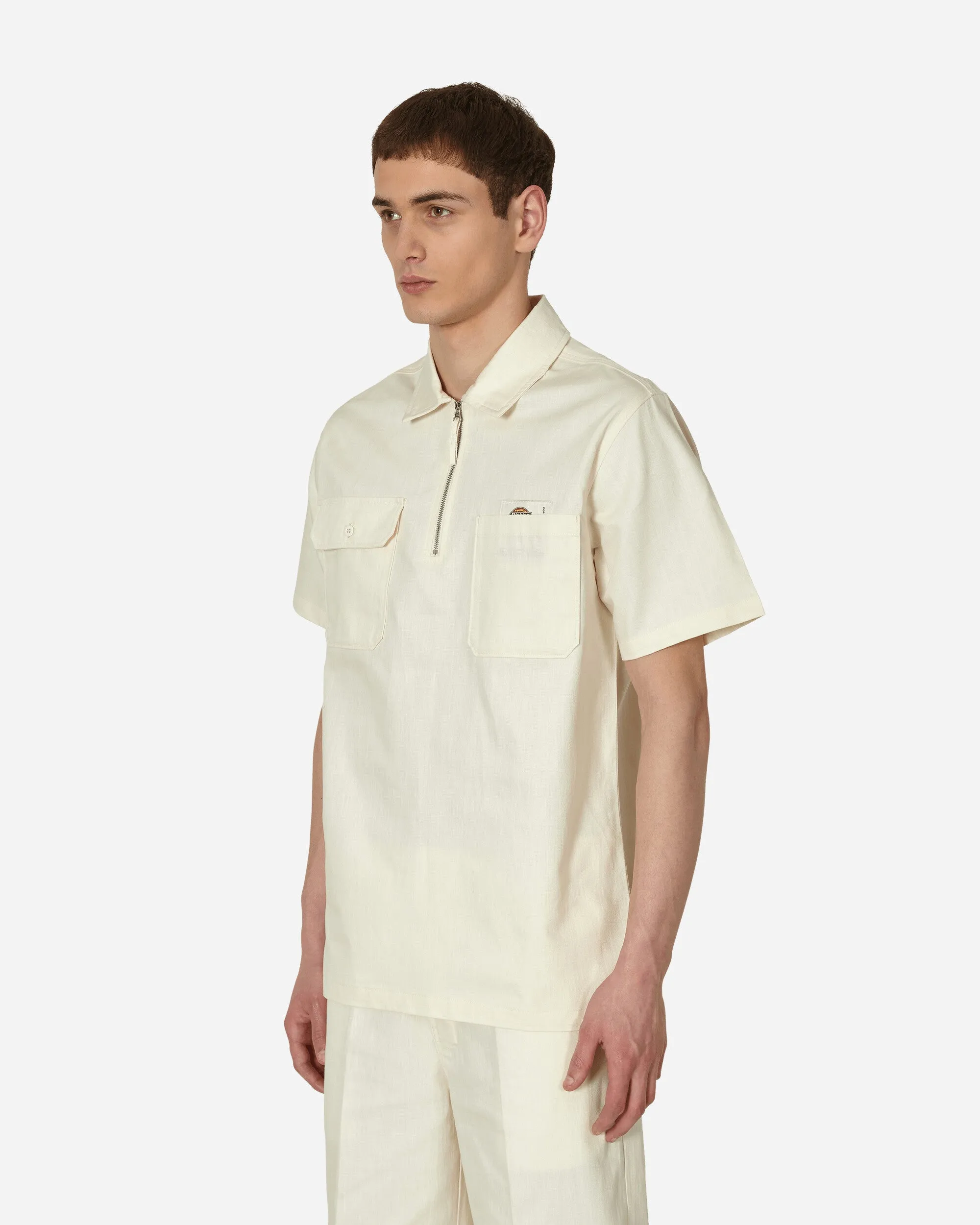 Pop Trading Company Shortsleeve Shirt Off White