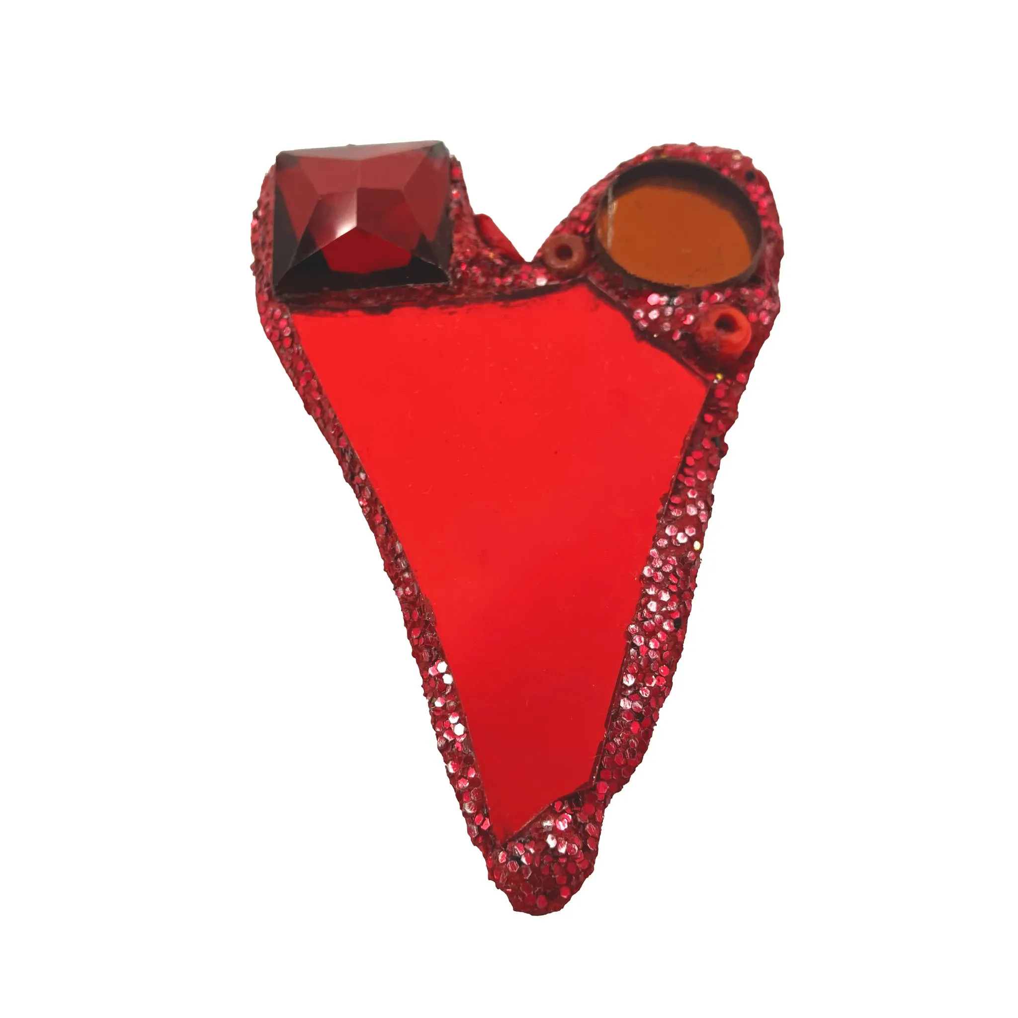 RED HEART BROOCH, 2022