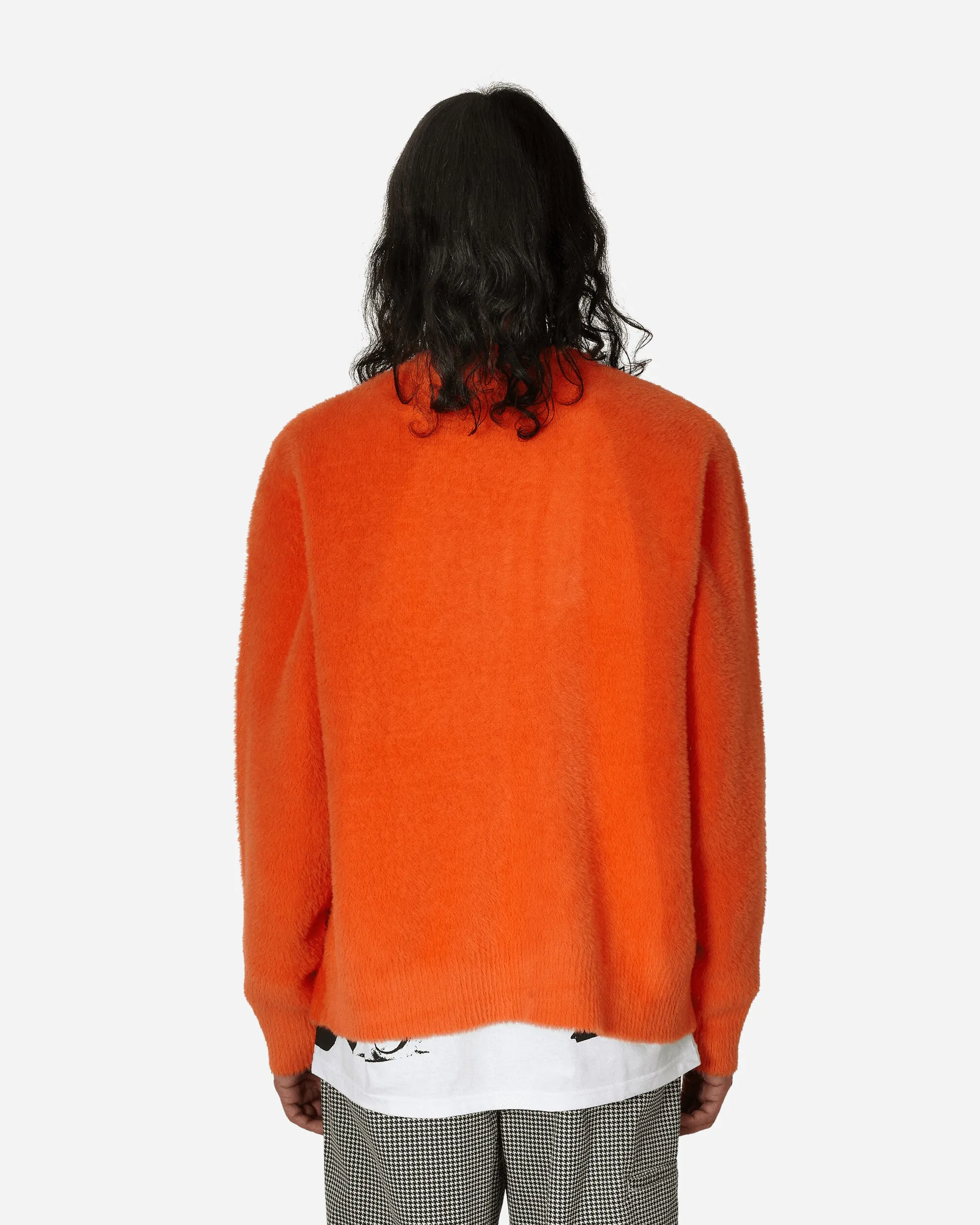 Shaggy Cardigan Orange