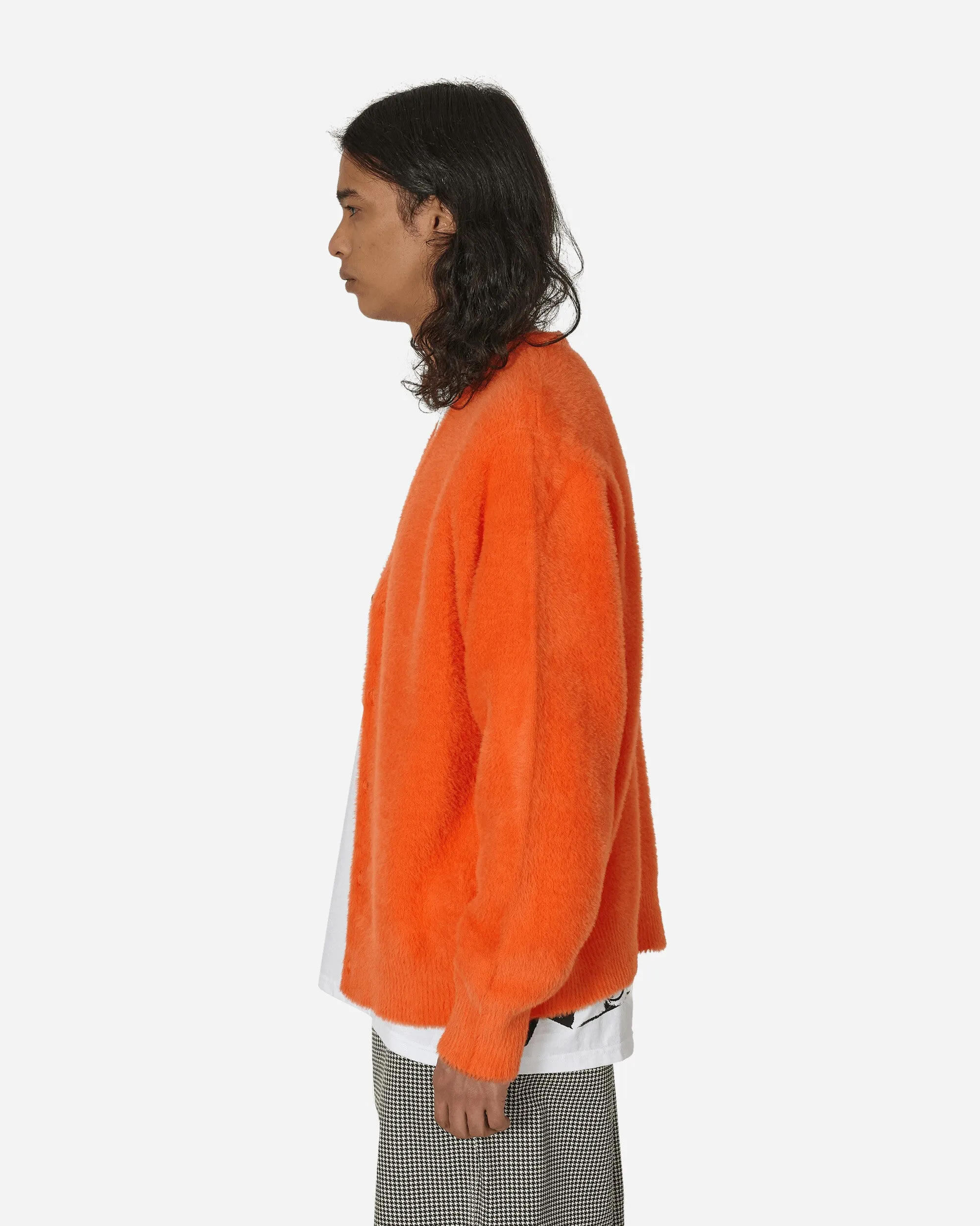 Shaggy Cardigan Orange