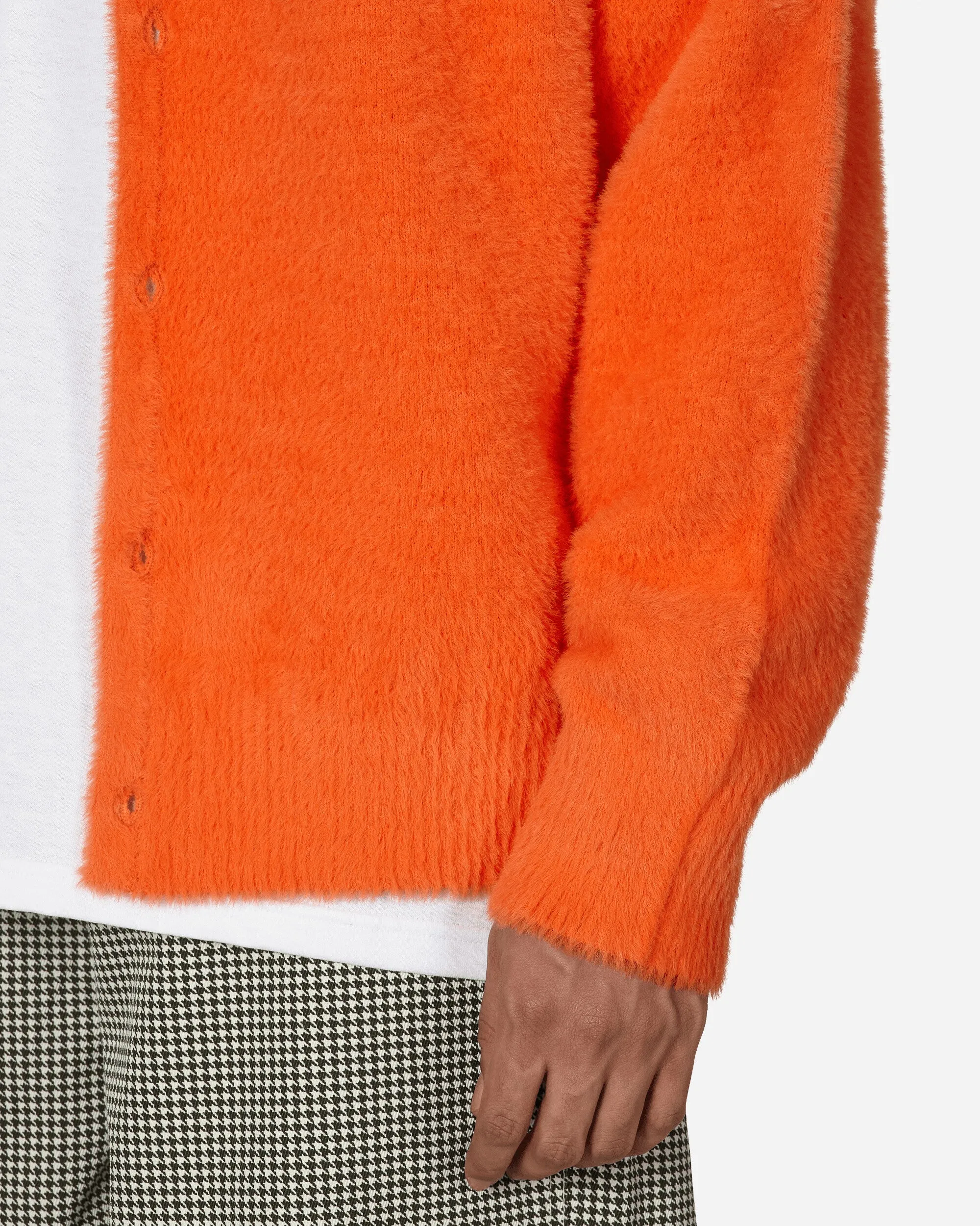 Shaggy Cardigan Orange