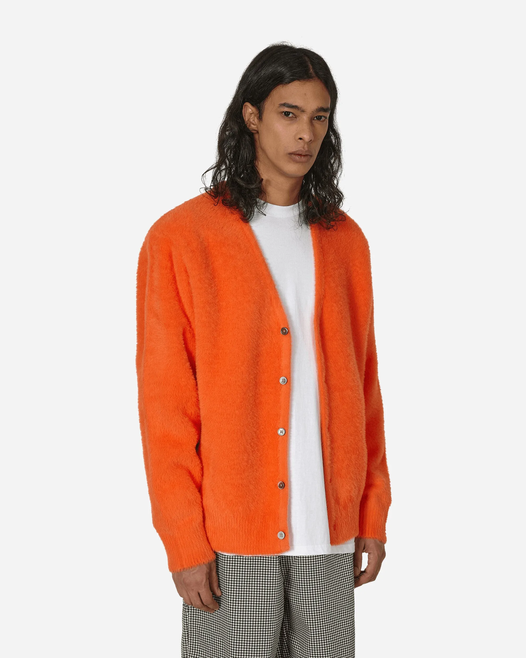 Shaggy Cardigan Orange