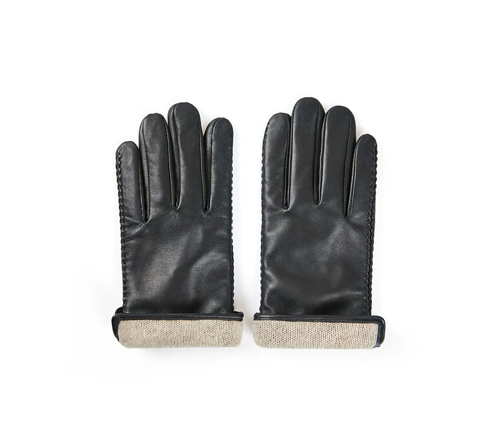 Sheepskin Wool Mens Leather Gloves Benjamin