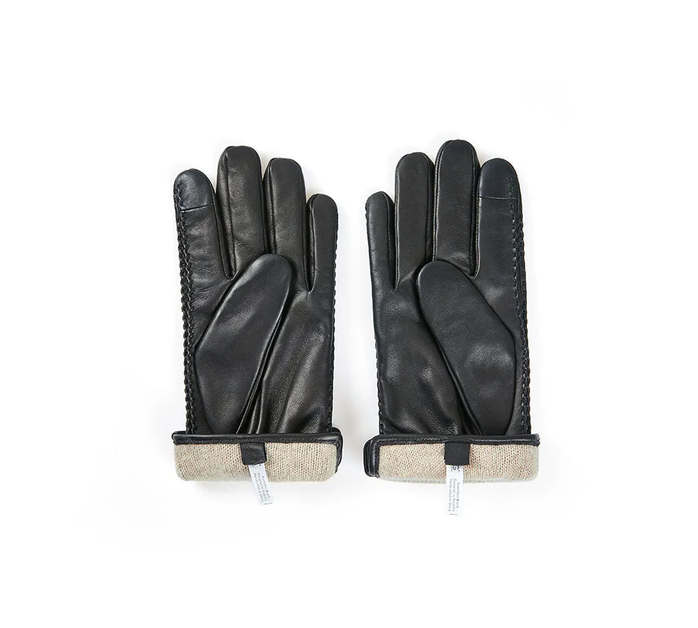 Sheepskin Wool Mens Leather Gloves Benjamin