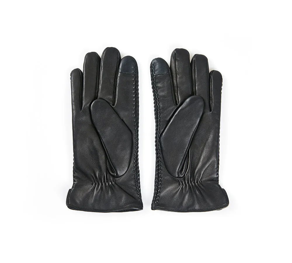 Sheepskin Wool Mens Leather Gloves Benjamin