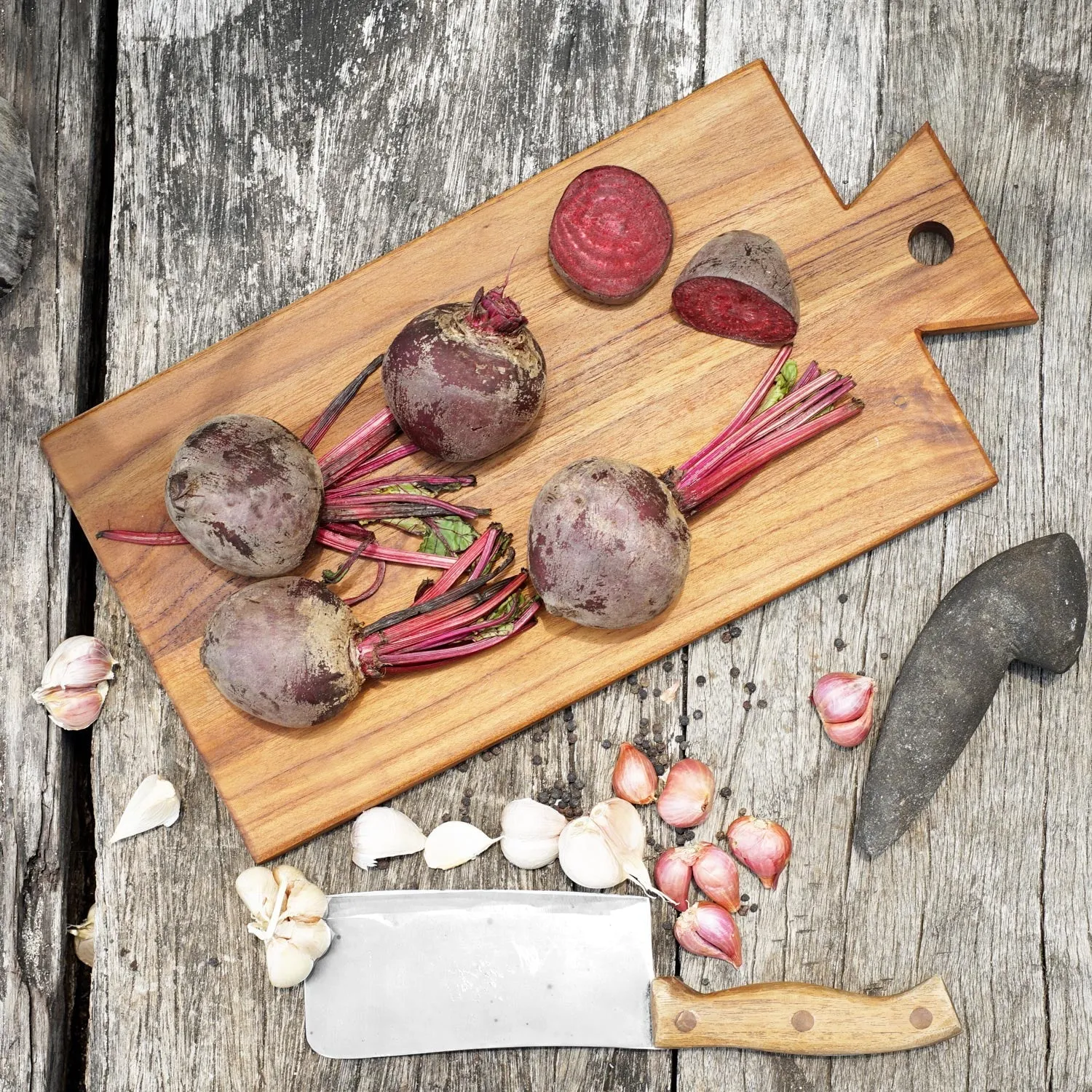 Shiso Teak Cutting Board/Serving Platter