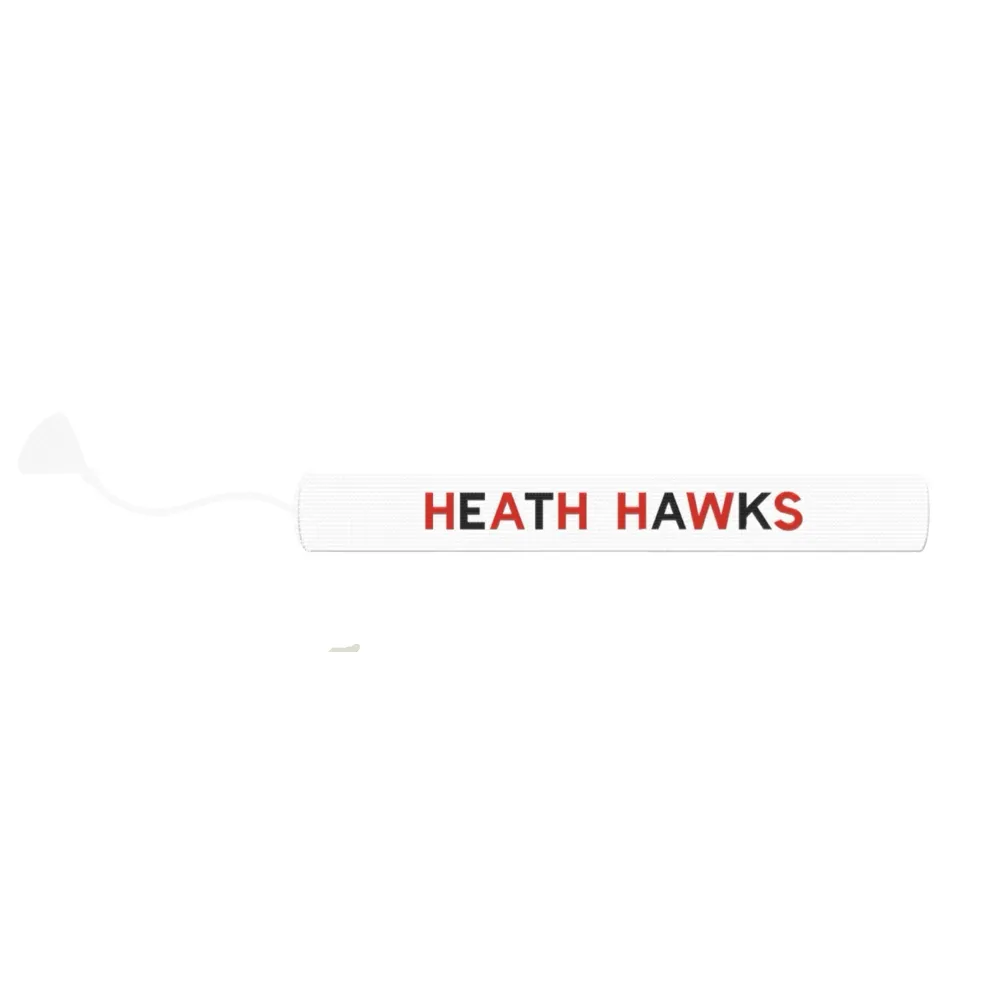 SOUTHSIDE HEATH HAWKS TEAM TASSEL BRACELET RED/BLACK HEART