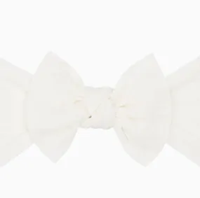 the knot soft nylon headband | ivory