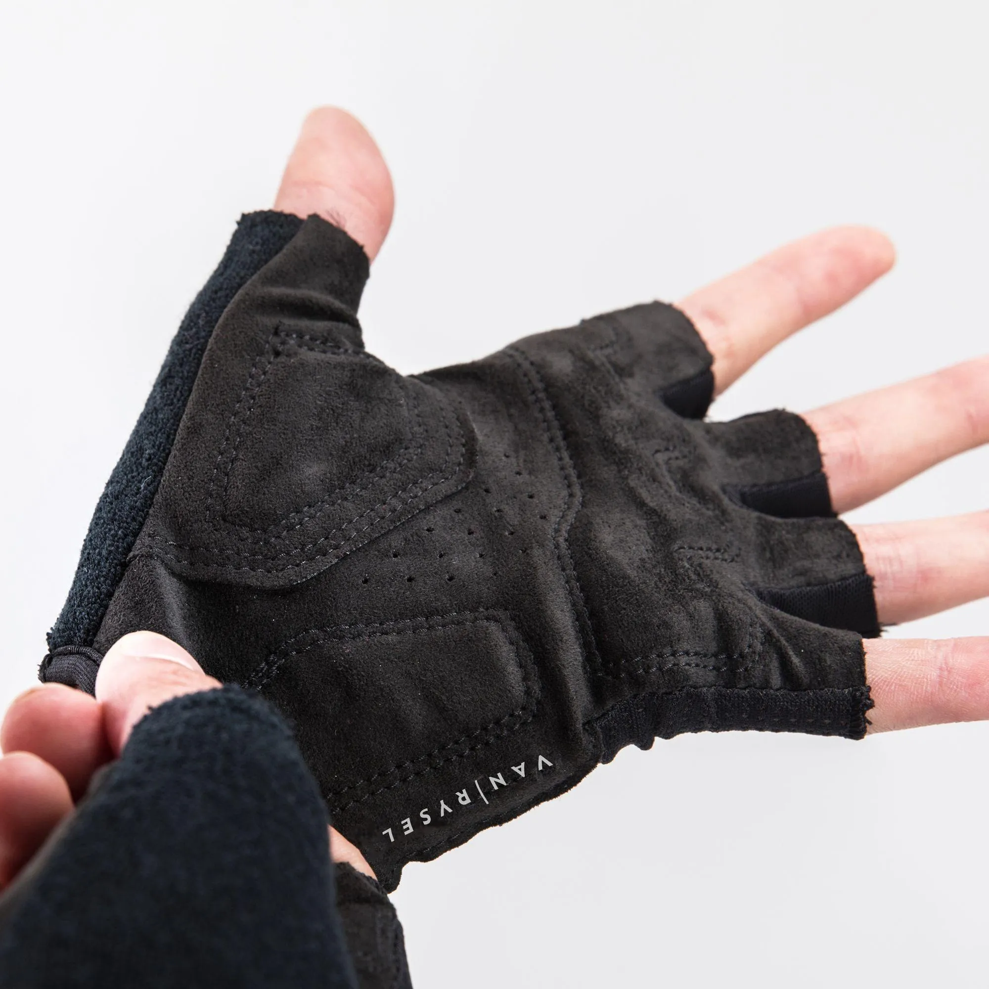 Van Rysel Road Cycling Gloves 500 - Black