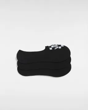 VANS Mens Classic Canoodle No Show Socks (3 Pairs) - Black