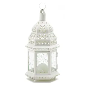 White Moroccan Lantern