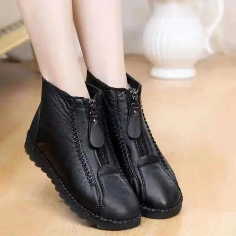 Women Flat Winter Casual Ankle Boots