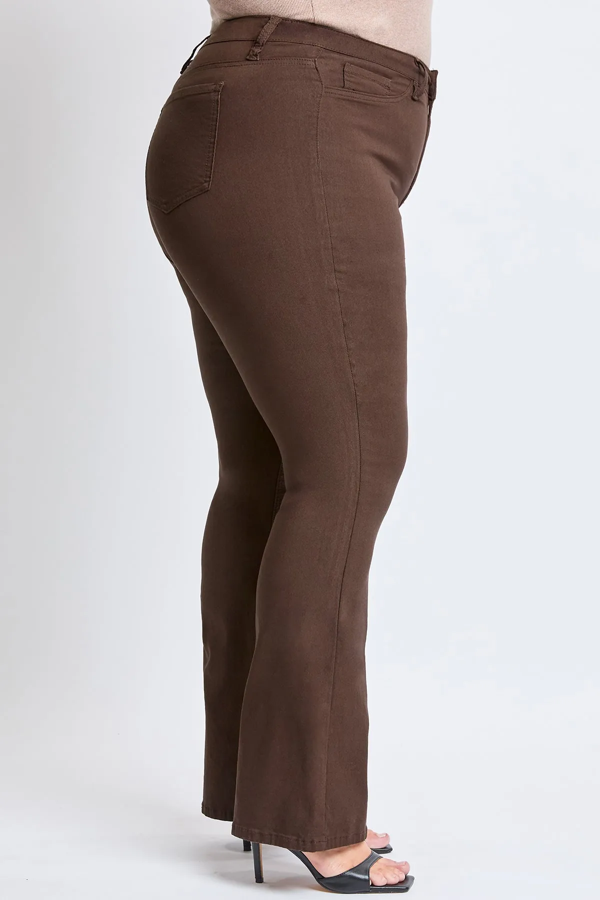 Womens Plus Size Hyperstretch Flare Pants, Coco