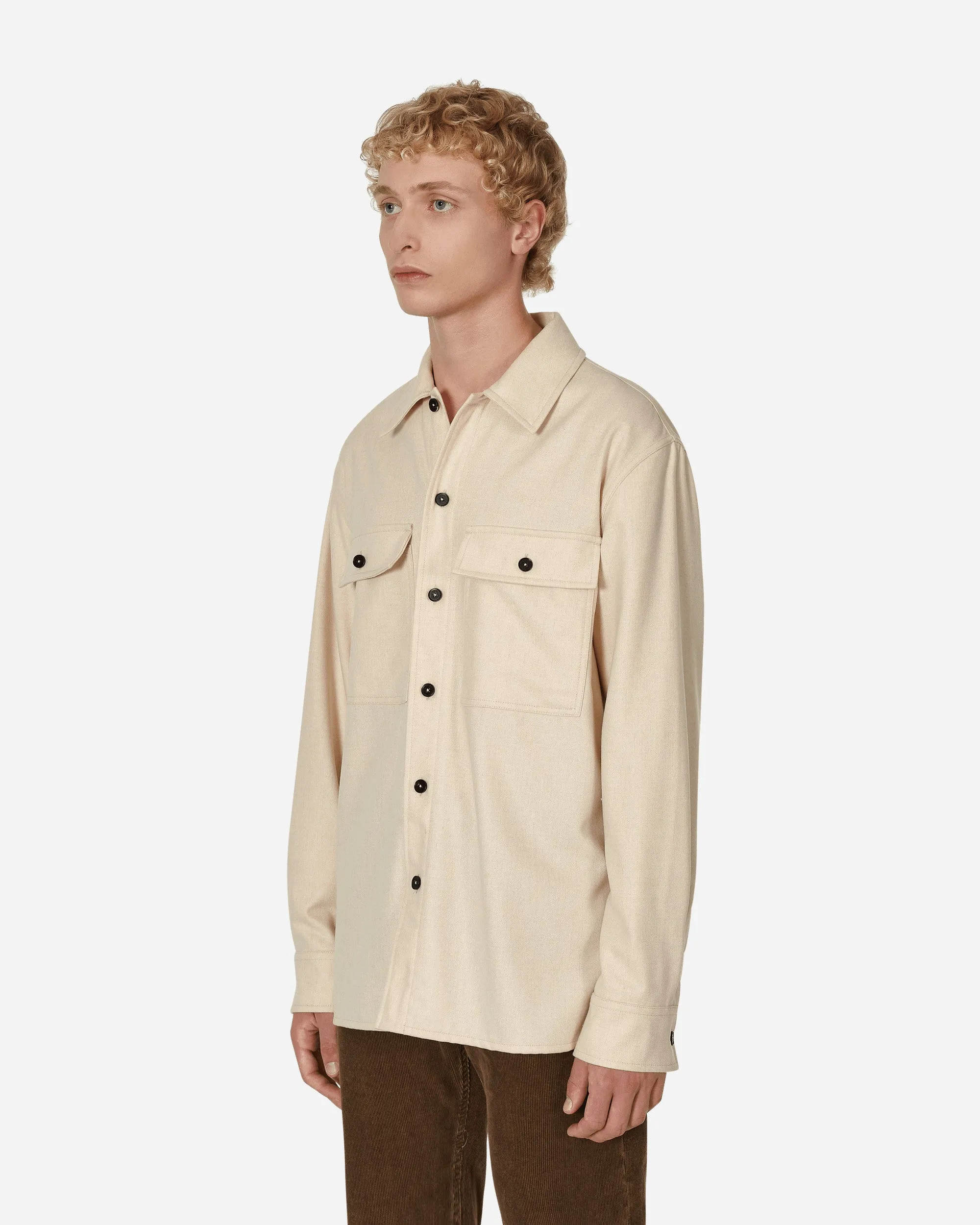 Wool Overshirt Beige