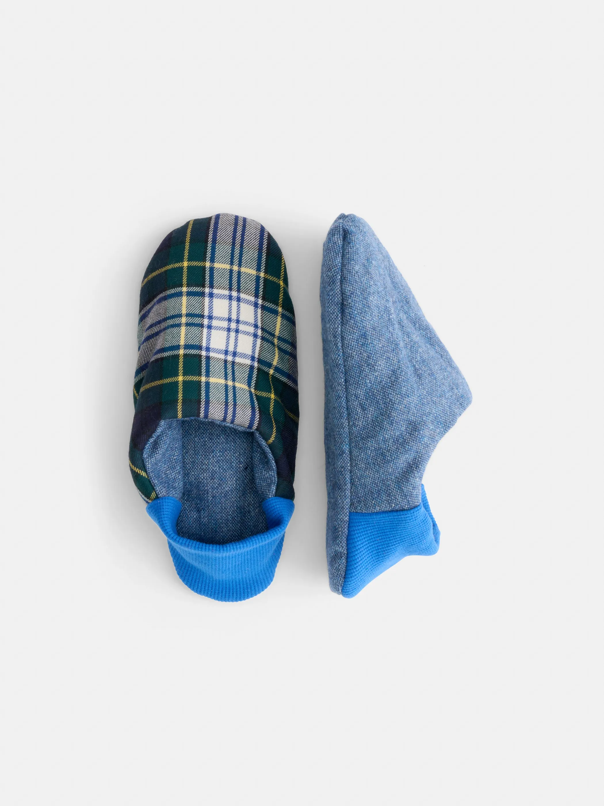 Wool Plaid House Shoes