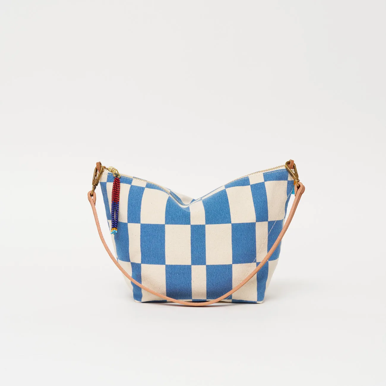 XLarge Convertible Pouch - Chambray Checker