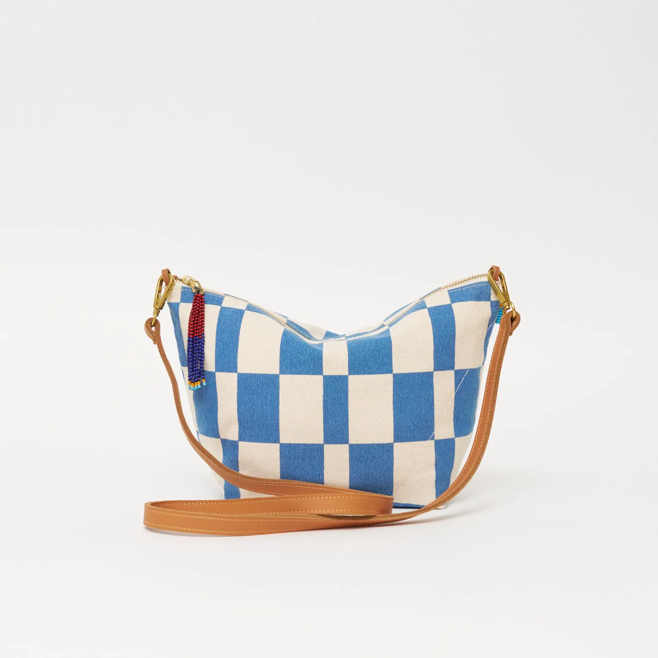 XLarge Convertible Pouch - Chambray Checker