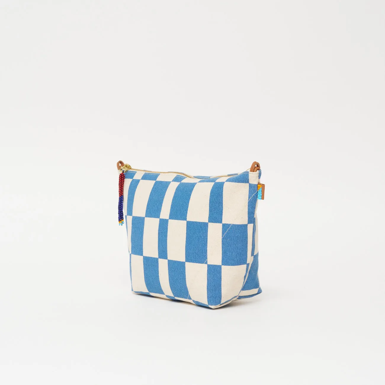 XLarge Convertible Pouch - Chambray Checker